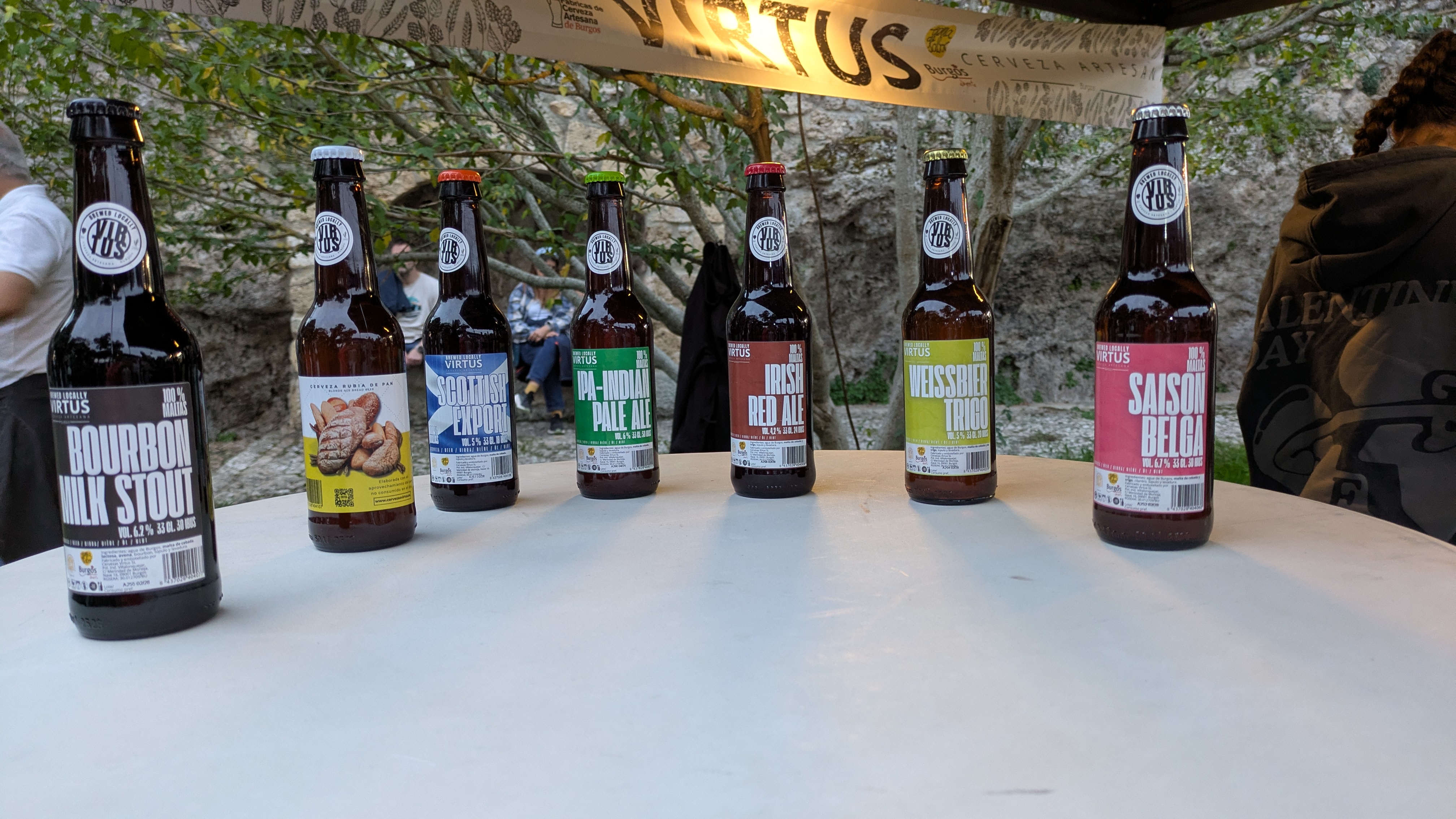 La Feria de la Cerveza de Frías se celebra por segundo año consecutivo con gran éxito y un excelente ambiente.