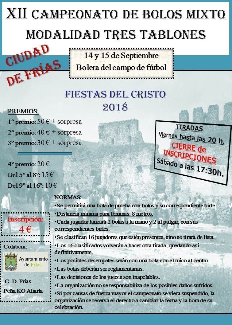  Fiestas de Cristo 2018