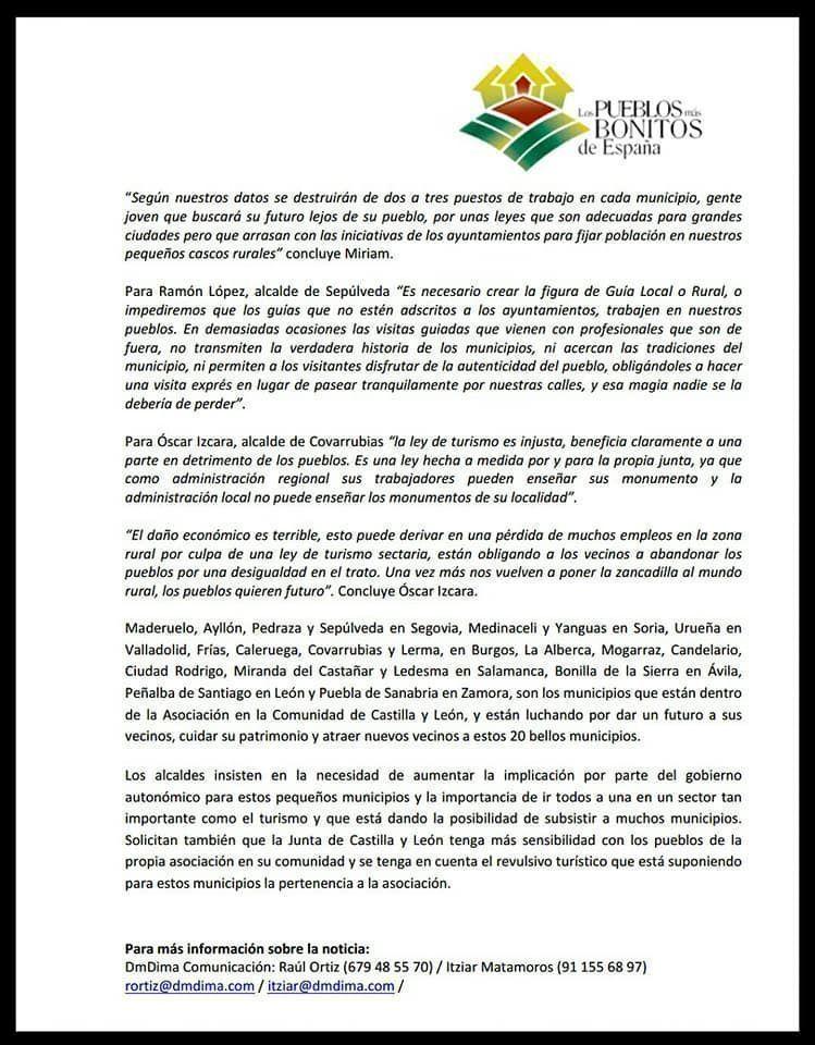 Comunicado de prensa huelga del 23 de abril