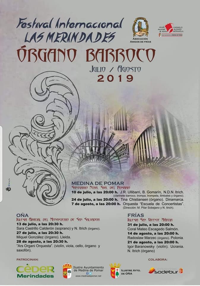 Actividades en Frías en agosto