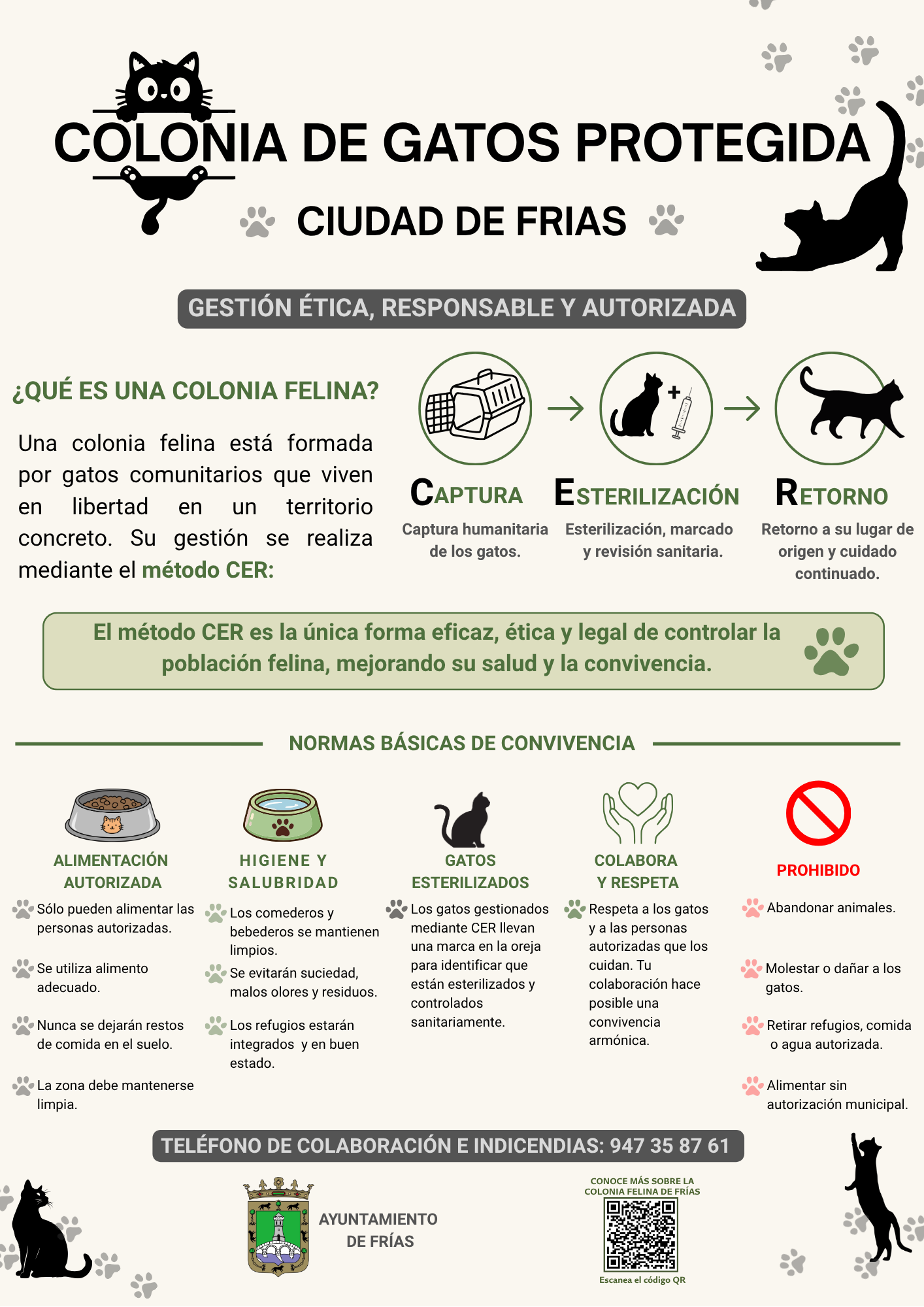 COLONIA FELINA PROTEGIDA DE LA CIUDAD DE FRÍAS
