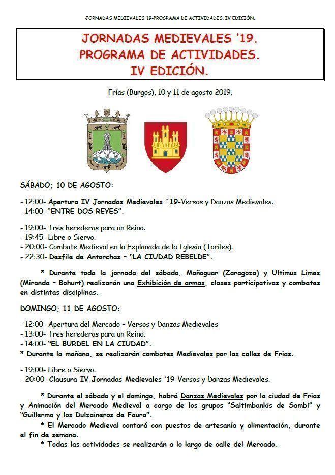 Jornadas Medievales en Frías