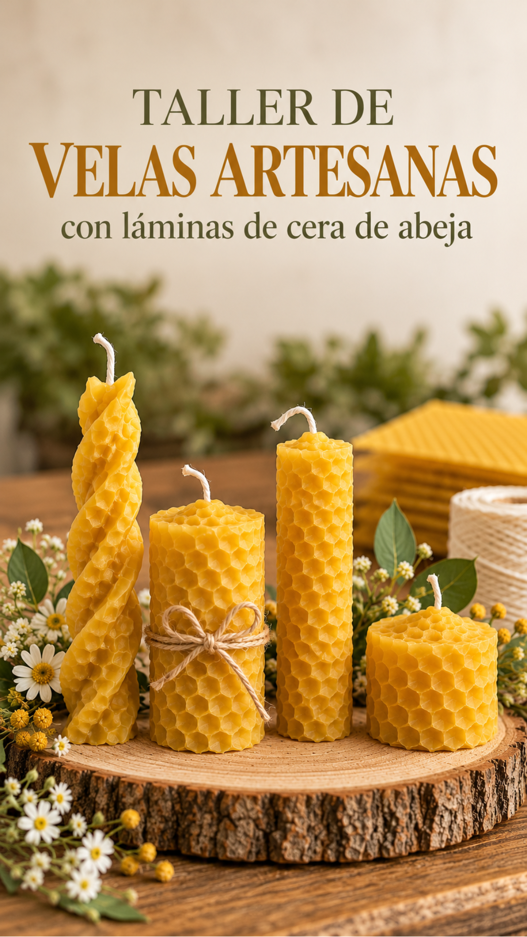 Gran acogida de los talleres de chapas, llaveros y velas artesanas celebrados en Frías 