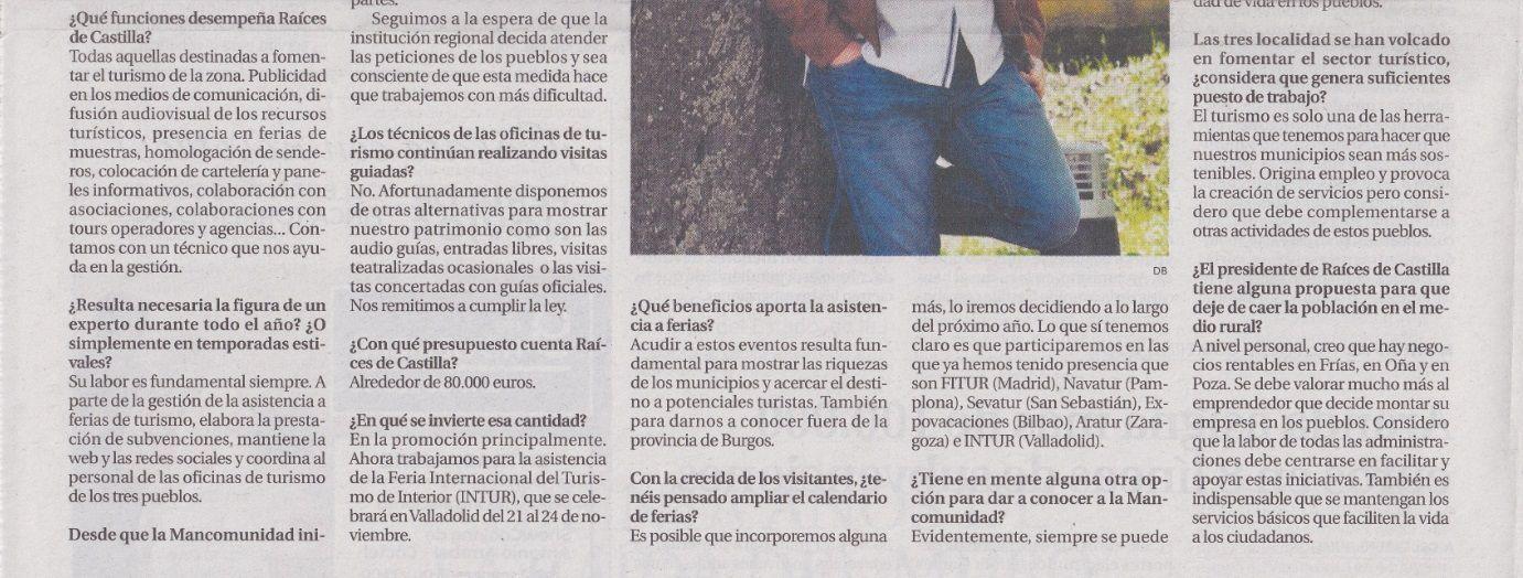 Diario de Burgos, 09/11/2019.
