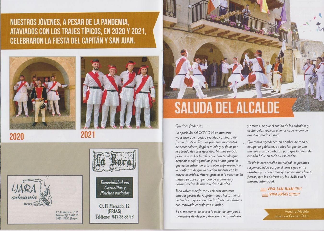 Programa de Fiestas San Juan -Frías 2022
